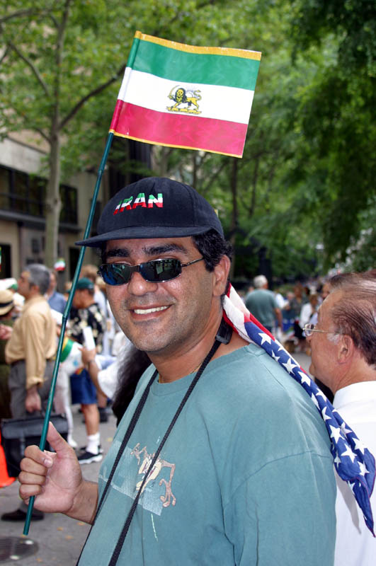 Photo from the Iranian pro-democracy rally in NYC